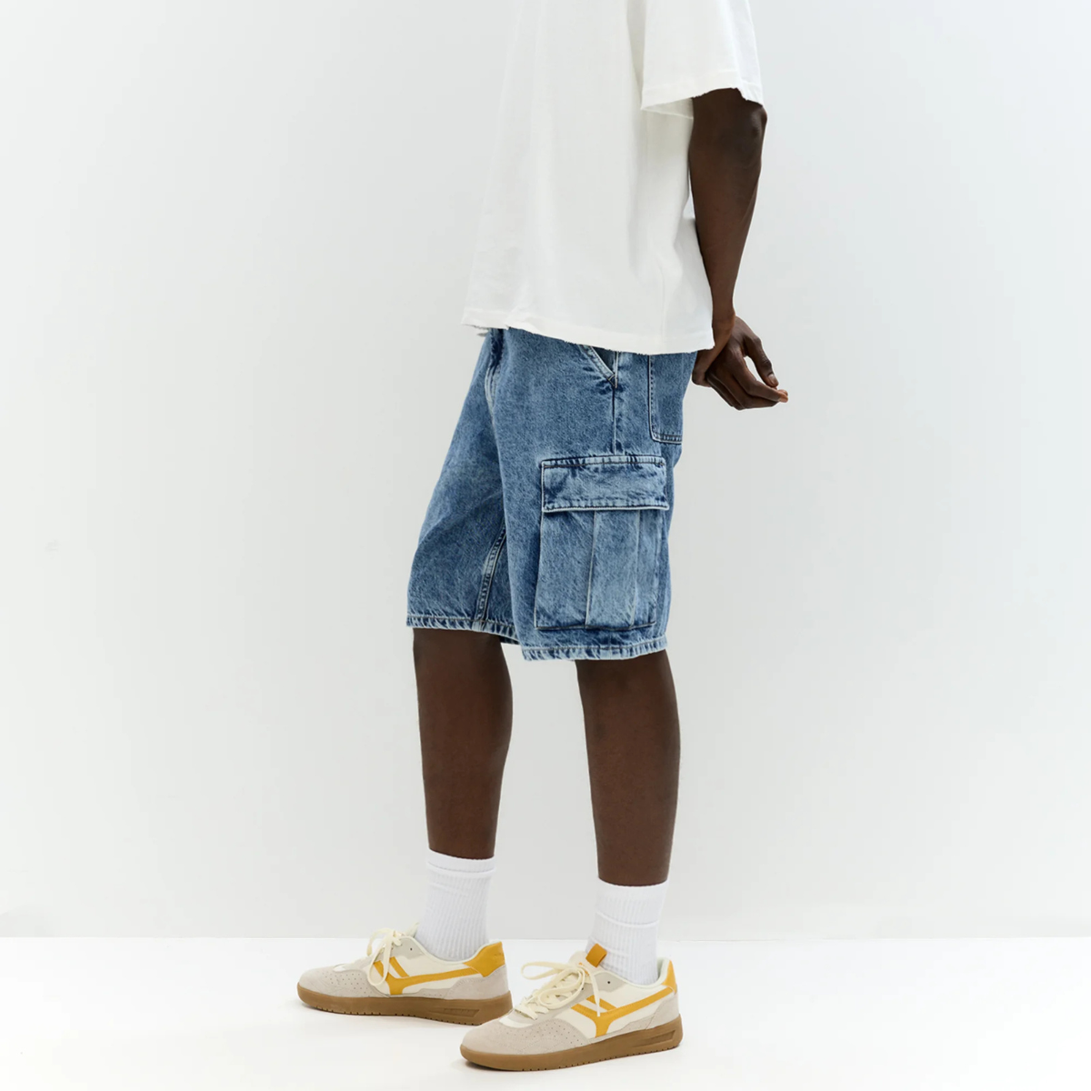 Kit 3 Bermudas Cargo Jeans Urban + Brinde de Black November 🔥