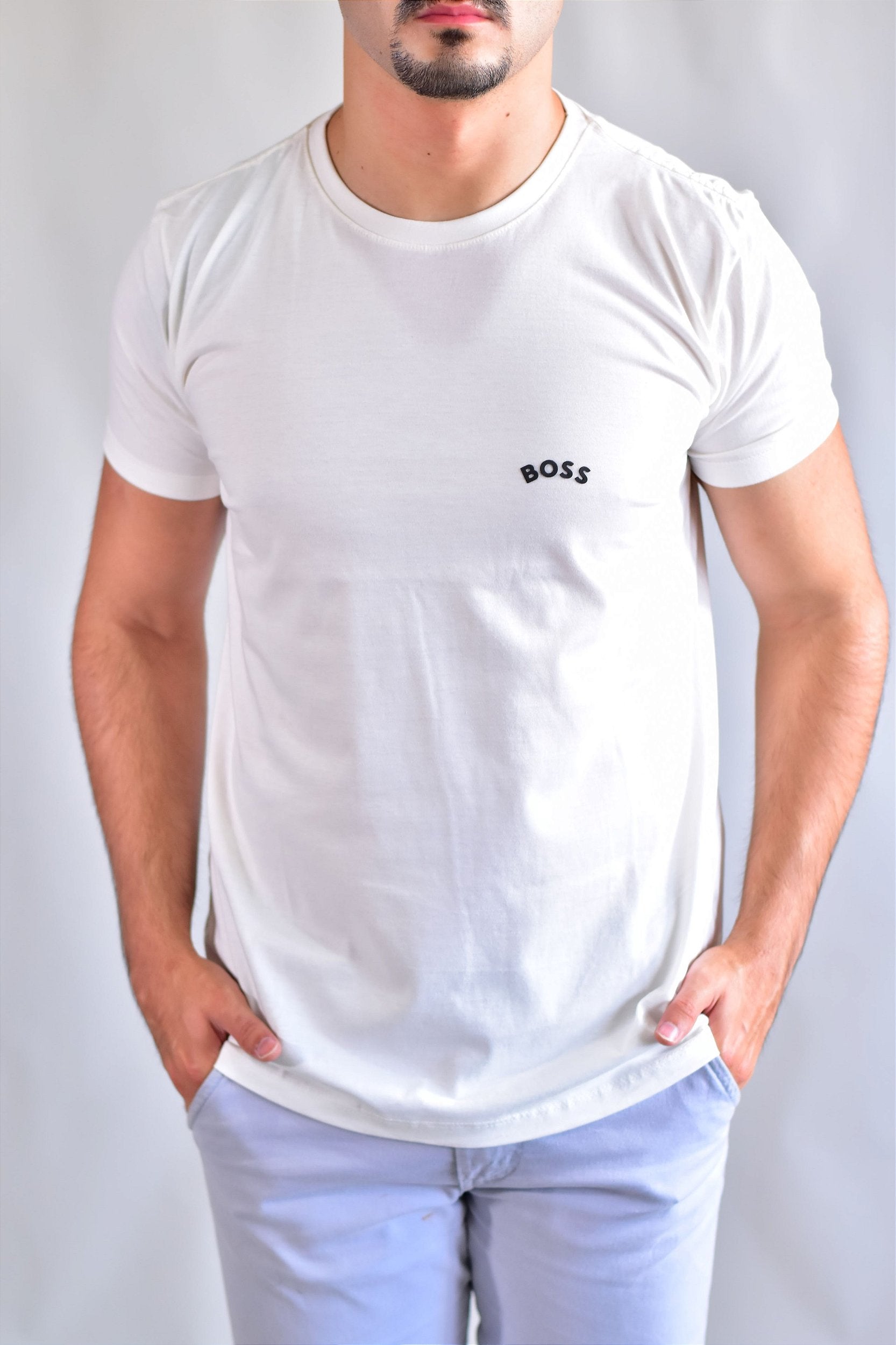 Camiseta HB Basic Arch - Off White
