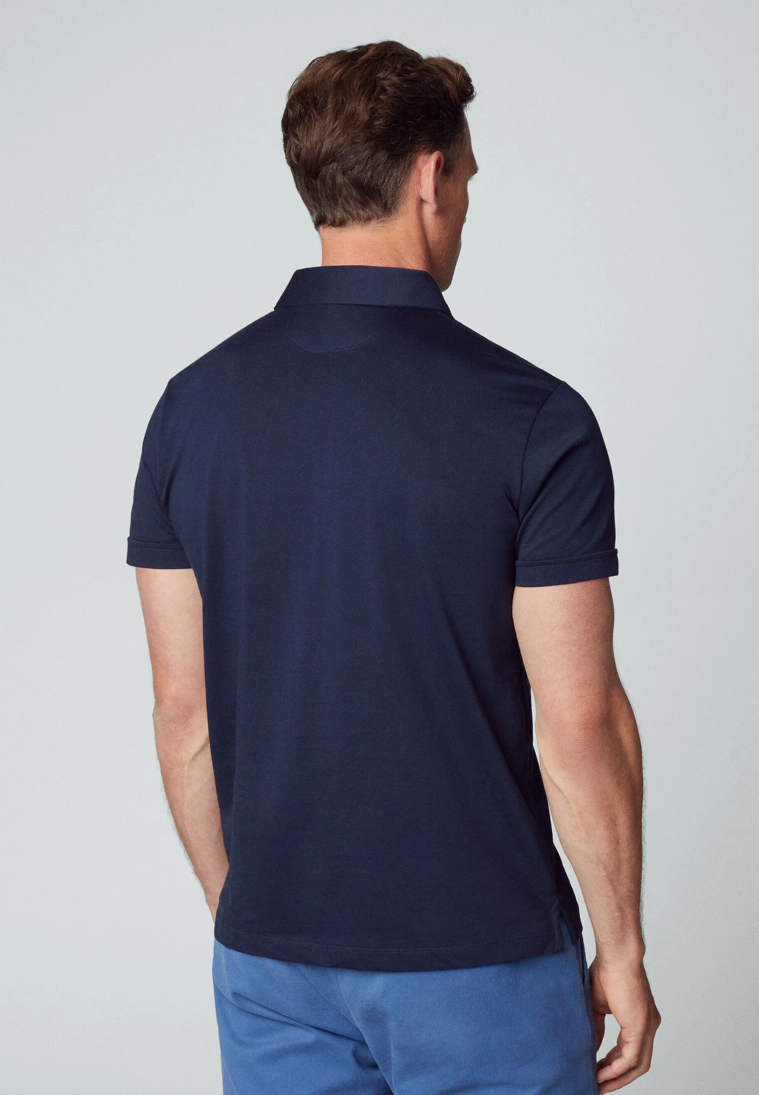 Camisa Polo Pima - Azul Marinho