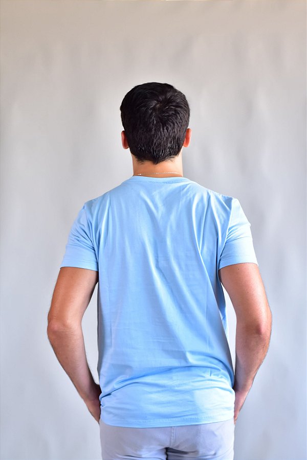 Camiseta HB Basic Arch - Azul Bebê